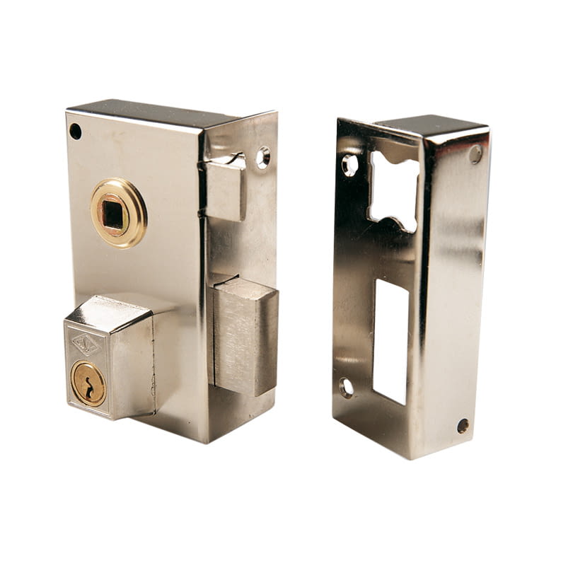 Cerradura sobreponer niquelada mod. 56B/0 CVL