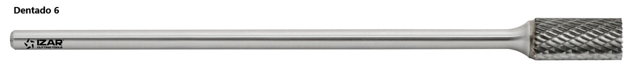 Fresa rotativa radial larga, metal duro,  IZAR