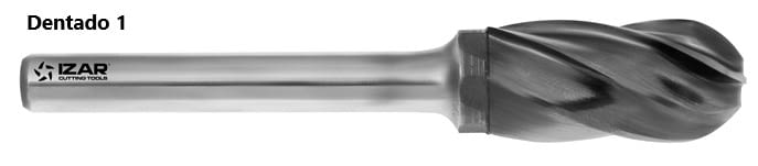 Fresa rotativa radial metal duro  IZAR