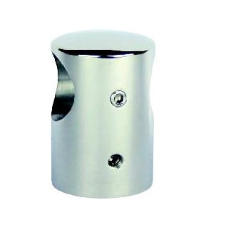 Brida recta pasante 12 mm para barandilla inox AUMON