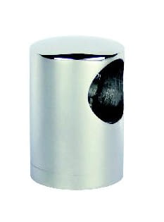 Brida recta terminal 12 mm para barandilla inox AUMON