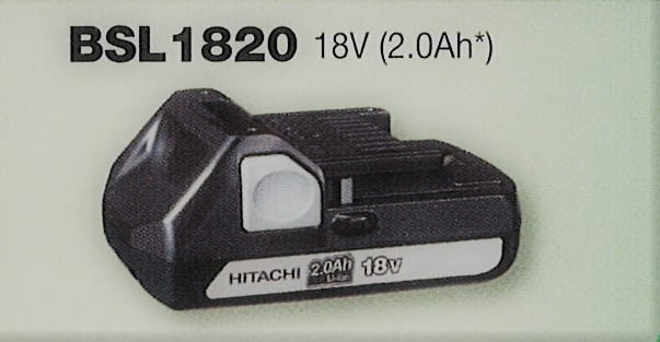 Batería 18 V  2.0 Ah  BSL1820M deslizante de litio HIKOKI