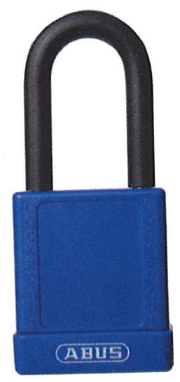 Candados industriales de llaves iguales con recubrimiento y arco normal / Caja 6 unidades