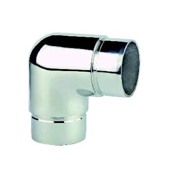 Empalme angular 90º para barandilla inox AUMON