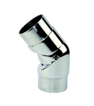 Empalme de ángulo orientable para barandilla inox AUMON