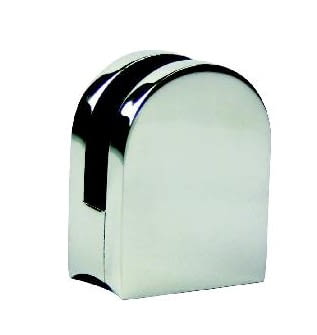 Grapa cóncava para vidrio para barandilla inox AUMON