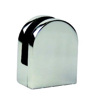 Grapa plana para vidrio para barandilla inox AUMON