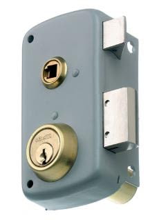 Cerradura sobreponer PALANCA + PICAPORTE ref. 2556-BPR  MCM