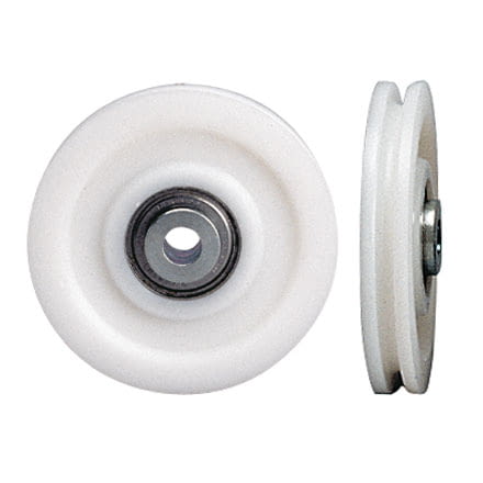 Polea nylon 1 canal para puerta basculante AUMON
