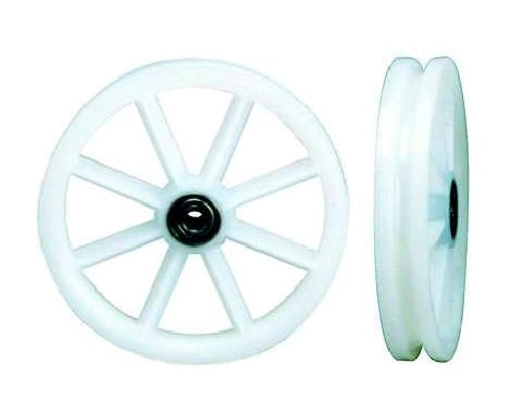 Polea nylon 1 canal para puerta basculante  AUMON