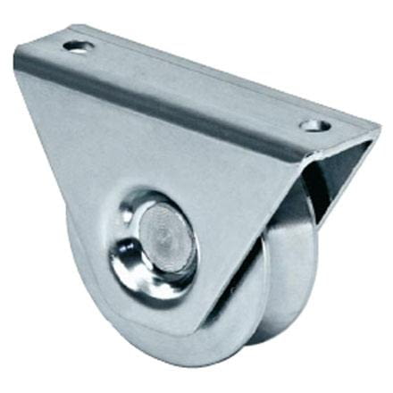 Rueda con soporte de sobreponer, canal de 24 mm angular AUMON