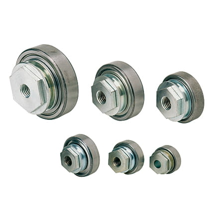 Rodillo guía lateral con rodamiento para puerta basculante AUMON