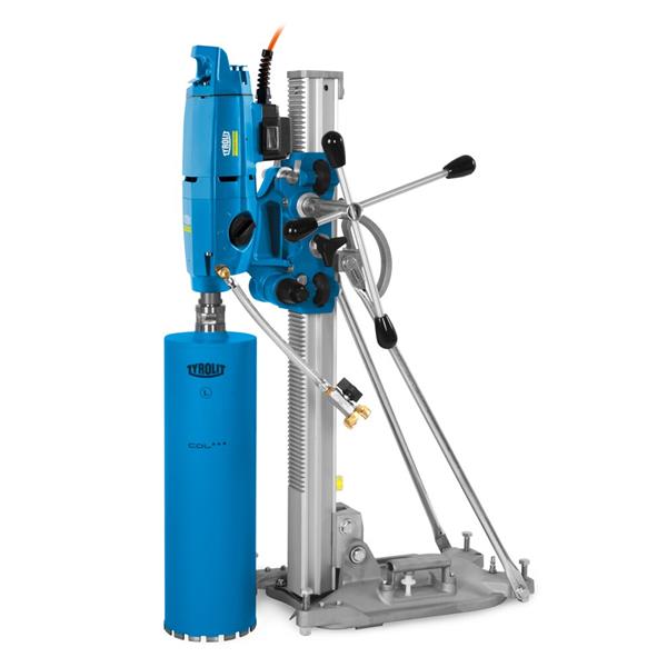 TALADRO PERFORACION AGUA COLUMNA CON RUEDAS DME24MW+DRA250 2.2KW *CORONAS HASTA 250MM/MAX* **OFERTA**