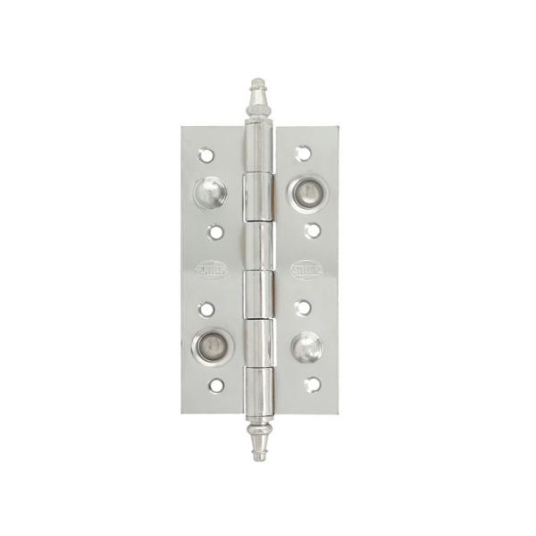 BISAGRA 150-80 CROMO CON PIVOTES Y REMATE - SEGURIDAD PUERTA ENTRADA