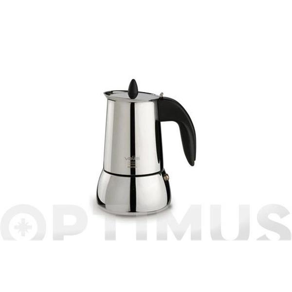 CAFETERA INOXIDABLE 4 TAZAS ISABELLA VALIRA