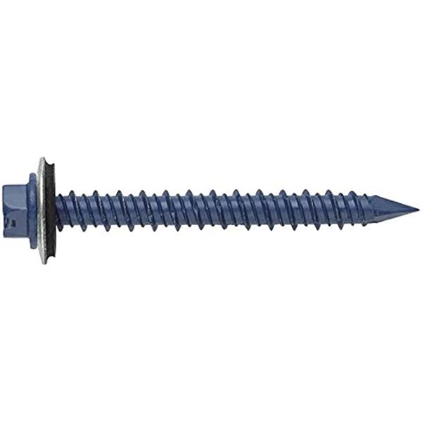 TORNILLO 6.5-100 CON ARANDELA 16MM BROCA 5.00MM AZUL C250UDAD ( de 250)