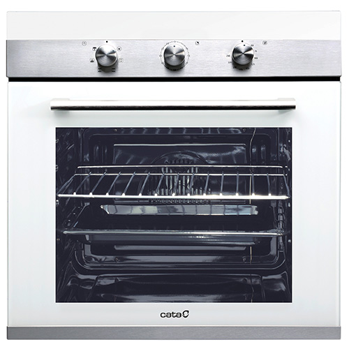 Hornos - CATA Horno Multifunción CM 760 AS WH Inox y Blanco