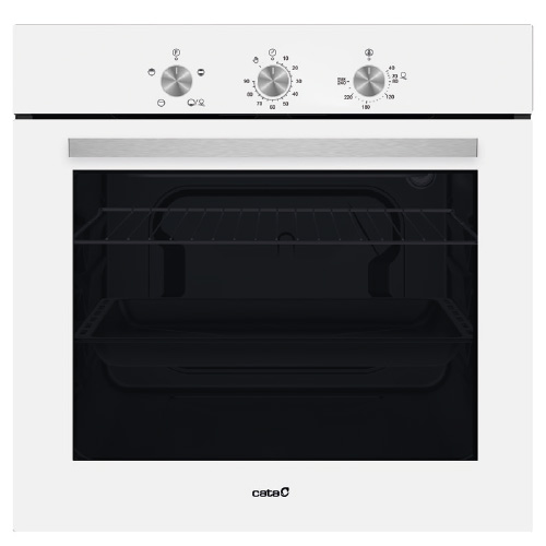 Hornos - CATA Horno Estático SES 6204 WH Cristal Blanco