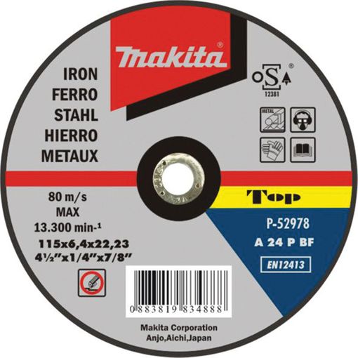 DISCO ABRASIVO 180X7X22.23mm, MAKITA