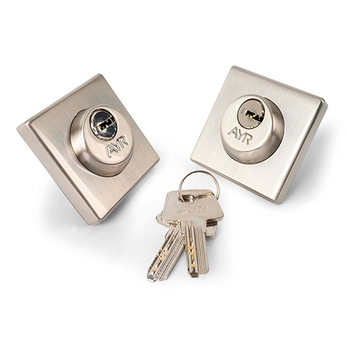 Cilindros - Cilindro más Cilindro 103-66 AYR Close Níquel Satinado