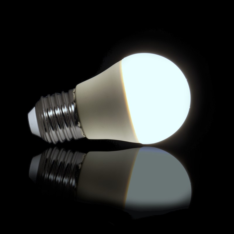 10x Bombilla led mini 7W rosca E27 6000K G45