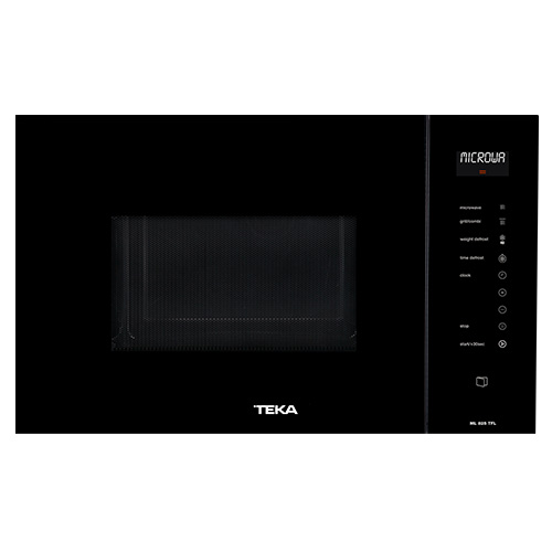 Microondas - TEKA Microondas Grill ML 825 TFL BK Cristal Negro
