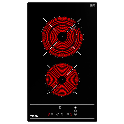 Vitrocerámicas - TEKA Encimera Vitrocerámica TZC 32320 TTC 2 Zonas Cristal Negro
