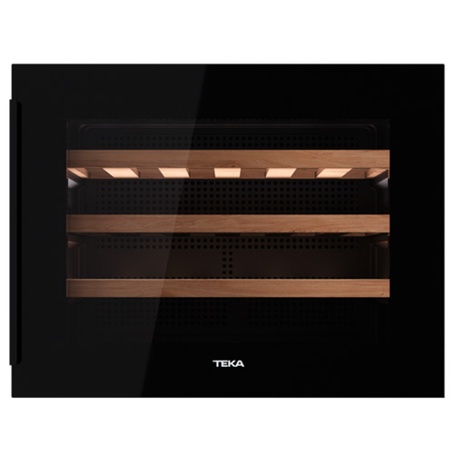 Vinotecas - TEKA Vinoteca Integrable RVI 10024 GBK Cristal Negro