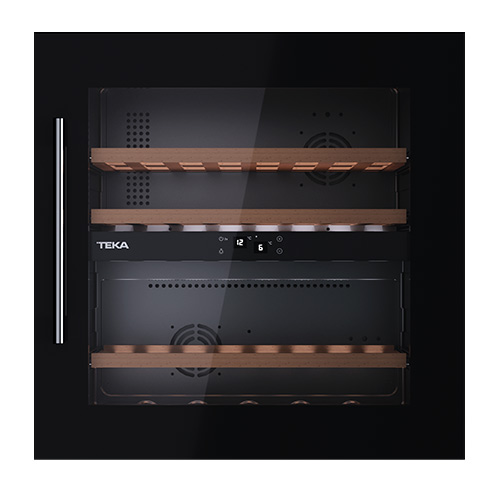 Vinotecas - TEKA Vinoteca Integrable RVI 20041 Cristal Negro