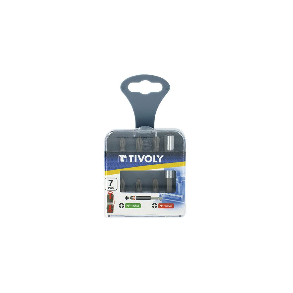 Set Puntas Atornillar Clip Cinturón 7 Pzs