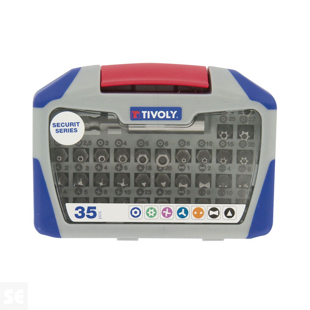 Juego Puntas Seguridad 35Pcs. Tivoly 1150157 2001