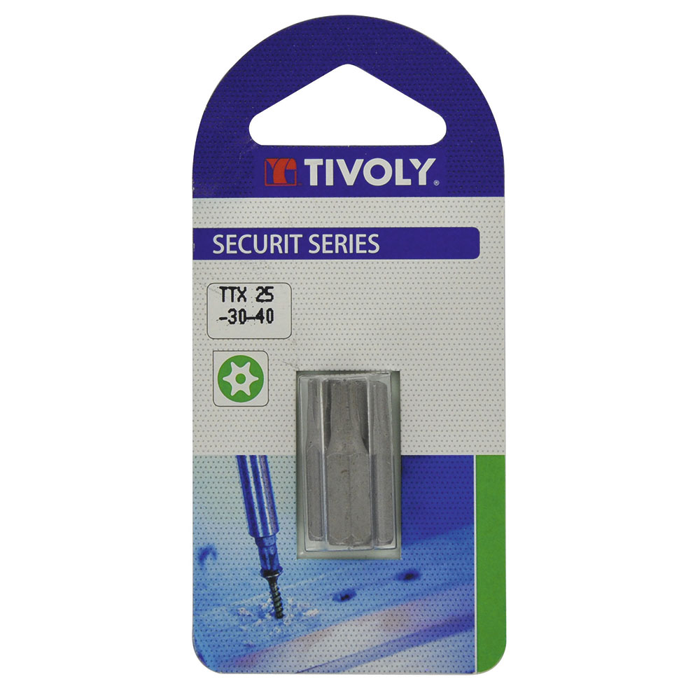 Juego 3 Puntas Torx Security Series T25