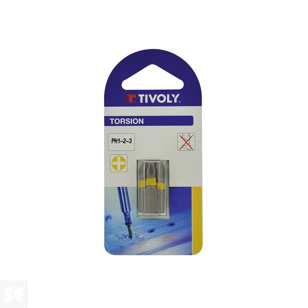 Puntas Atornillado Torsión Philips Ph1