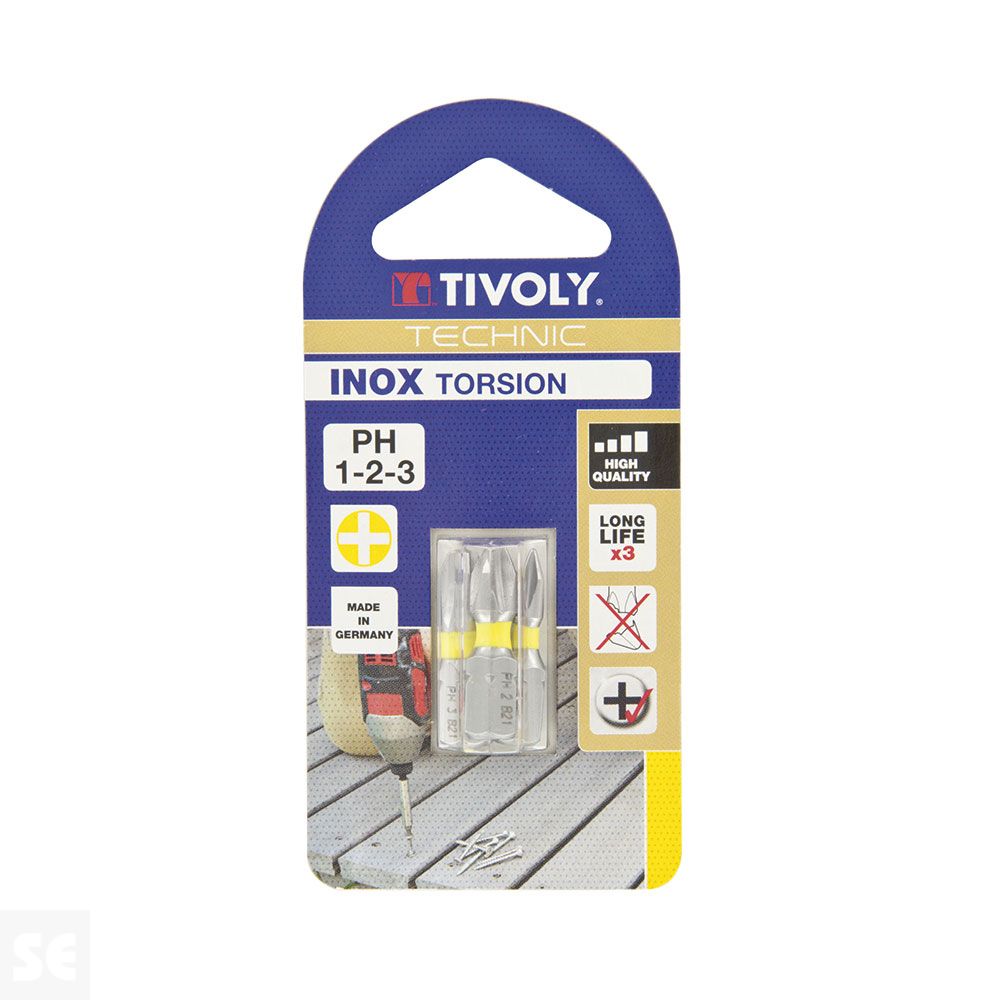 Puntas Atornillado Impact Diamond Pozidriv. Pz1