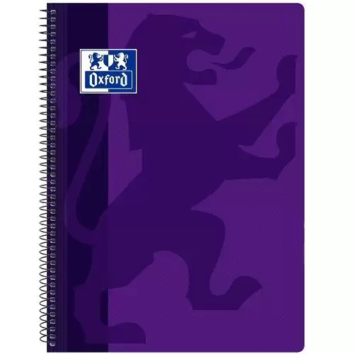 Cuaderno Oxford Classic F Cuadricula 4x4 - 80 Hojas  Morado