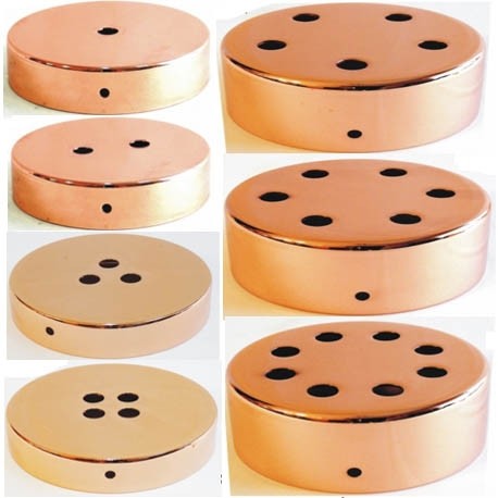 Bases para Lámparas Colgantes Cobre