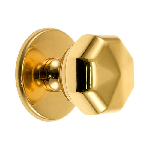 Pomos puerta entrada - Pomo Puerta Entrada Diamante 1572/70 Latón Pulido