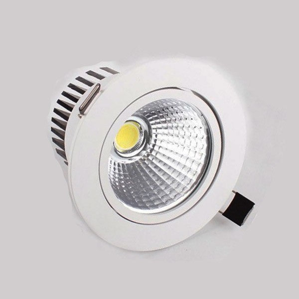 Empotrable LED COB 7W Basculante Redondo Blanco