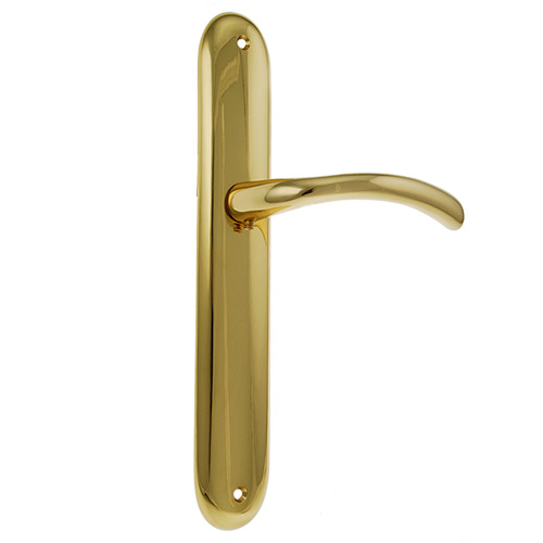 Manivelas con placa - Juego Manivelas con Placa 166 Nuria Latón Pulido