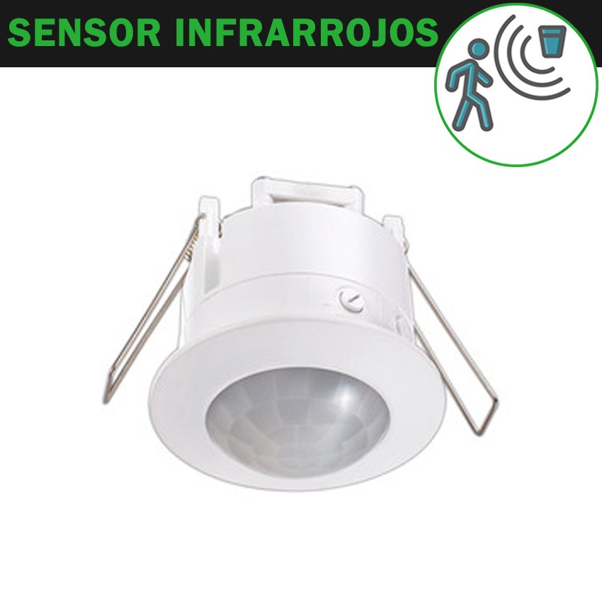 Detector de Movimiento Empotrar Techo Ajustable