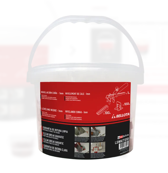 KIT DE NIVELACIÓN CERÁMICA PARA SISTEMA PUSH&LEVEL BELLOTA