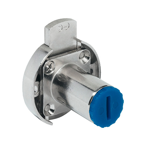 Cerraduras y cierres armario - Cerradura Redonda SYMO E20 mm Níquel