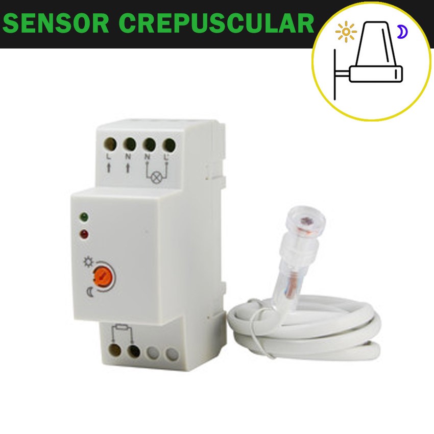 Interruptor Fotoeléctrico Sensor Carril Din