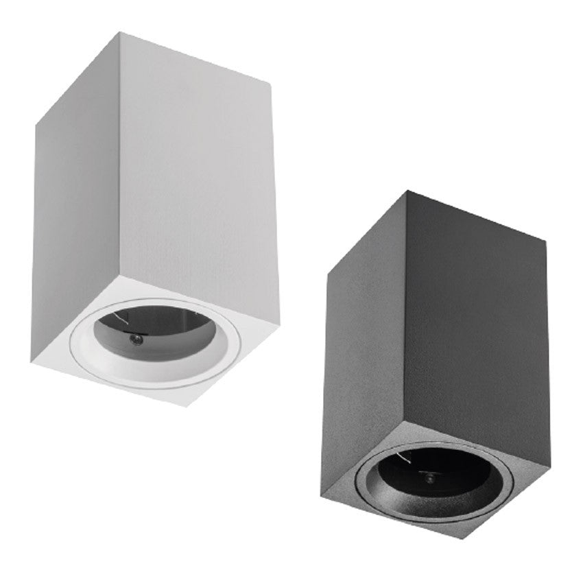 Foco Superficie Fijo Cuadrado para GU10