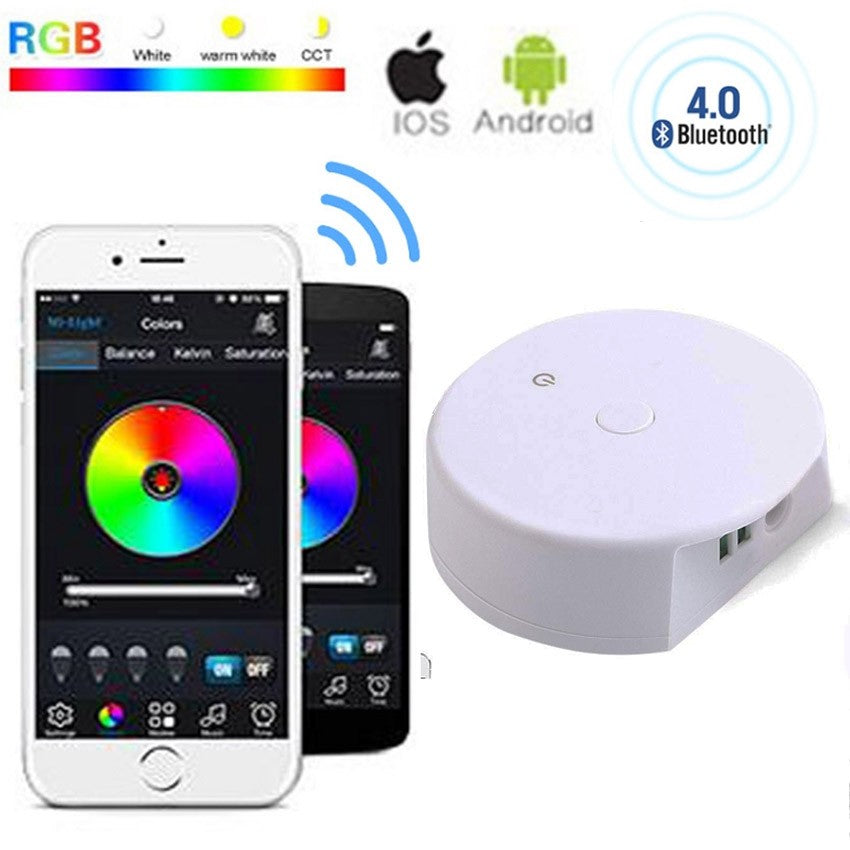 Controlador Tira LED Bluetooth Móvil RGB / RGB+W