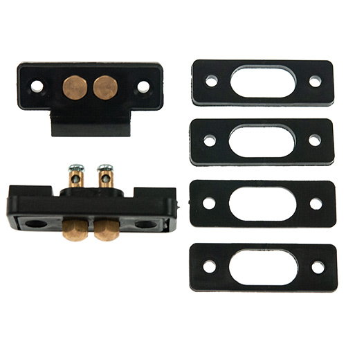 Abrepuertas Eléctrico - Contacto Eléctrico DORCAS 2CN Negro