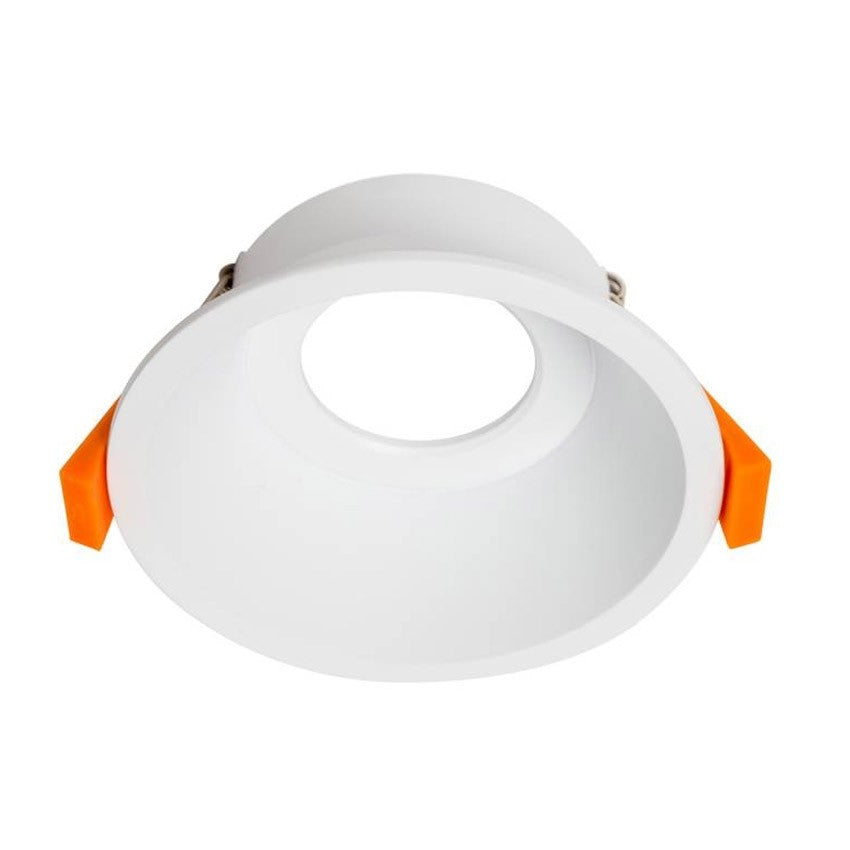 Aro Redondo 90mm Fijo Luz Indirecta Blanco