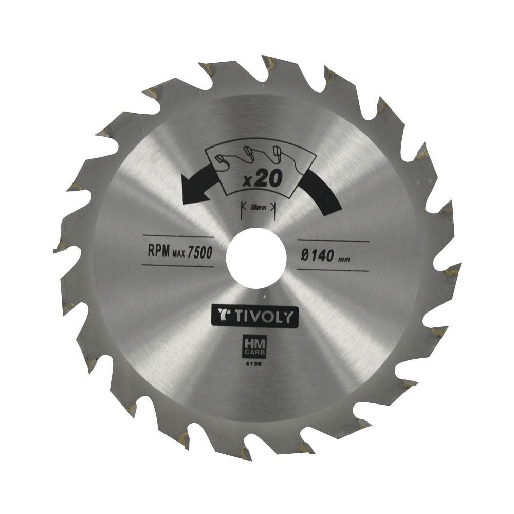 Hoja Sierra Circular Tivoly Diam 190Mm 24 Dientes