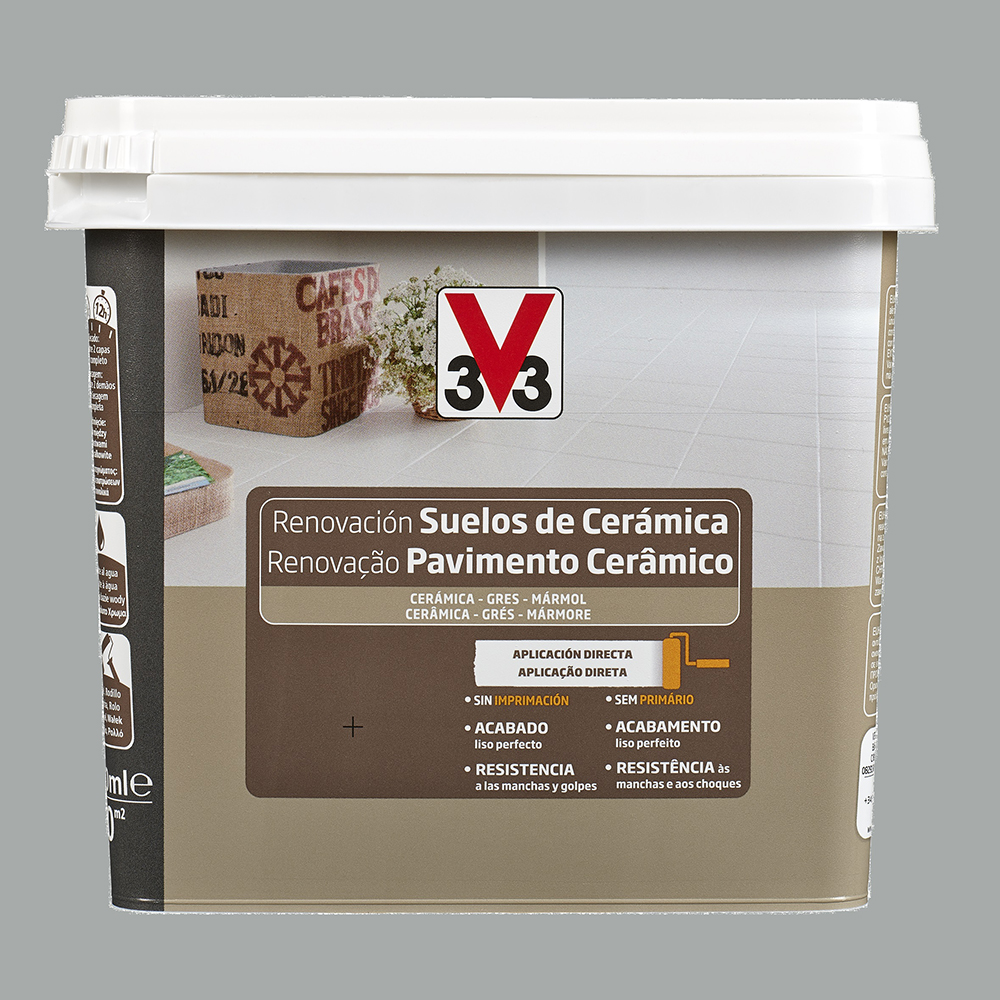 Renovación Suelos Cerámica Gris Titanio 0,75 l