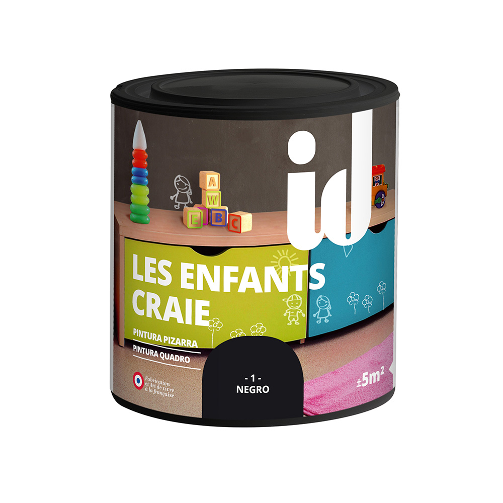 Pintura Efecto Pizara 500Ml Negro